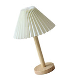 LED Bedside Lamp Minimalist Night Light USB Powered Decorative Desk Lamp for Bedroom Study Room Beige White