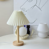 LED Bedside Lamp Minimalist Night Light USB Powered Decorative Desk Lamp for Bedroom Study Room Beige White