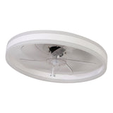Ceiling Fan Light Lamp Variable Frequency 3000 4000 6500K Stepless Dimming Adjustable Silent for Bedroom Round L 110V In Australia - Darrahopens