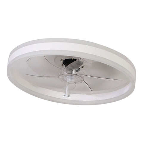 Ceiling Fan Light Lamp Variable Frequency 3000 4000 6500K Stepless Dimming Adjustable Silent for Bedroom Round L 110V In Australia - Darrahopens