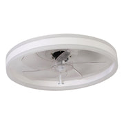 Ceiling Fan Light Lamp Variable Frequency 3000 4000 6500K Stepless Dimming Adjustable Silent for Bedroom Round L 110V