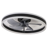Ceiling Fan Light Lamp Variable Frequency 3000 4000 6500K Stepless Dimming Adjustable Silent for Bedroom Round L 110V