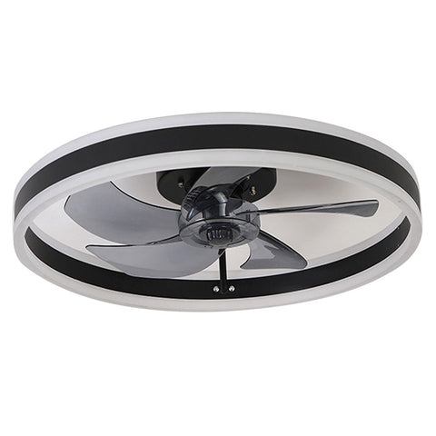 Ceiling Fan Light Lamp Variable Frequency 3000 4000 6500K Stepless Dimming Adjustable Silent for Bedroom Round L 110V In Australia - Darrahopens