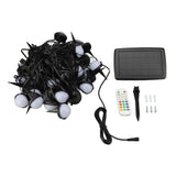 Solar Light String 50 Bulbs Cordless Decorative IP66 Waterproof Light String for Outdoor Yard Garden In Australia - Darrahopens