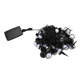 Solar Light String 50 Bulbs Cordless Decorative IP66 Waterproof Light String for Outdoor Yard Garden