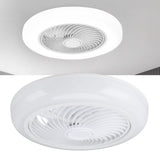 Ceiling Fan Light 6 Wind Speeds 3000K to 6000K Stepless Dimmable Quiet Modern Ceiling Fan with Light and Remote for Bedroom 85 to 265V