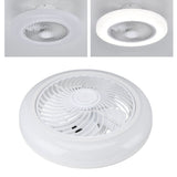 Ceiling Fan Light 6 Wind Speeds 3000K to 6000K Stepless Dimmable Quiet Modern Ceiling Fan with Light and Remote for Bedroom 85 to 265V