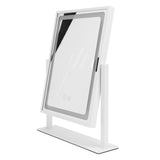 Vanity Mirror Touch Control 3 Color Modes Dimmable 360 Degree Rotation Makeup Mirror with LED Light Pearl White