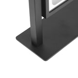 Vanity Mirror Touch Control 3 Color Modes Dimmable 360 Degree Rotation Makeup Mirror with LED Light Frosted Black In Australia - Darrahopens