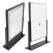 Vanity Mirror Touch Control 3 Color Modes Dimmable 360 Degree Rotation Makeup Mirror with LED Light Frosted Black