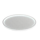 Round Ceiling Light Thin Flat Modern Flush Mount Lighting Fixture for Bedroom 100‑265V Warm Light Style 30cm White