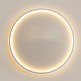 Round Ceiling Light Thin Flat Modern Flush Mount Lighting Fixture for Bedroom 100‑265V Warm Light Style 30cm White