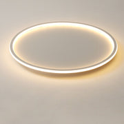 Round Ceiling Light Thin Flat Modern Flush Mount Lighting Fixture for Bedroom 100‑265V Warm Light Style 30cm White
