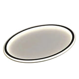 Round Ceiling Light Thin Flat Modern Flush Mount Lighting Fixture for Bedroom 100‑265V Warm Light Style 30cm Black
