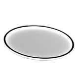 Round Ceiling Light Thin Flat Modern Flush Mount Lighting Fixture for Bedroom 100‑265V Warm Light Style 30cm Black