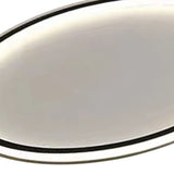 Round Ceiling Light Thin Flat Modern Flush Mount Lighting Fixture for Bedroom 100‑265V Warm Light Style 30cm Black