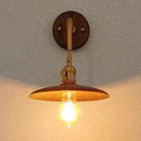 Retro Wall Lamp Industrial Vintage Copper Wall Sconces Lighting for Bedroom Living Room 110V