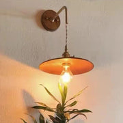 Retro Wall Lamp Industrial Vintage Copper Wall Sconces Lighting for Bedroom Living Room 110V