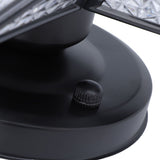 Flush Mount LED Ceiling Light 12W 3 Color Temperature E26 Bulb Hanging Ceiling Pendant Light for Living Room Bedroom 100‑265V Black
