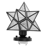 Flush Mount LED Ceiling Light 12W 3 Color Temperature E26 Bulb Hanging Ceiling Pendant Light for Living Room Bedroom 100‑265V Black