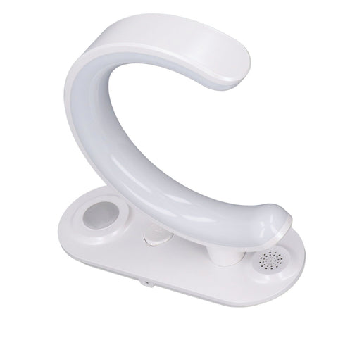 Intelligent Table Lamp APP Control RGB White Noise Timer BT Speaker Intelligent Wireless Charger Night Lamp for Bedroom Office