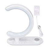 Intelligent Table Lamp APP Control RGB White Noise Timer BT Speaker Intelligent Wireless Charger Night Lamp for Bedroom Office