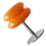 Glass Macaron Table Lamp Kids Bedside Lamp USB Three Color Dimmable Table Lamps for Bedroom Orange In Australia - Darrahopens
