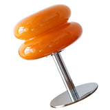Glass Macaron Table Lamp Kids Bedside Lamp USB Three Color Dimmable Table Lamps for Bedroom Orange In Australia - Darrahopens