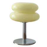 Glass Macaron Table Lamp Kids Bedside Lamp USB Three Color Dimmable Table Lamps for Bedroom Beige In Australia - Darrahopens