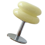 Glass Macaron Table Lamp Kids Bedside Lamp USB Three Color Dimmable Table Lamps for Bedroom Beige