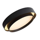 Round Flush Mount Light Doubel Ring Style Warm Lighting Ceiling Hallway Ceiling Light Fixture Eye Friendly Indoor Lamp Black In Australia - Darrahopens
