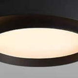 Round Flush Mount Light Doubel Ring Style Warm Lighting Ceiling Hallway Ceiling Light Fixture Eye Friendly Indoor Lamp Black