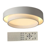 LED Ceiling Light Round Dimmable Modern 45W Metal Acrylic Long Lifespan for Hallway Kitchen Laundry Room Diameter 30x14cm