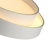 LED Ceiling Light Round Dimmable Modern 45W Metal Acrylic Long Lifespan for Hallway Kitchen Laundry Room Diameter 30x14cm