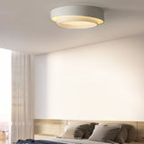 LED Ceiling Light Round Dimmable Modern 45W Metal Acrylic Long Lifespan for Hallway Kitchen Laundry Room Diameter 30x14cm