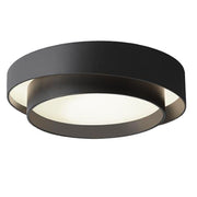 Bedroom Ceiling Light 45W Stepless Dimming Round Flush Mount LED Ceiling Light with Remote Control for Study Room Hallway Living Room Black 30 X 14cm / 11.8 X 5.5in In Australia - Darrahopens