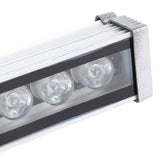 LED Green Work Light 7W Aluminum Tempered Glass Stepless Dimmable Industrial Dust Detection Work Lamp for Workshop Machine Tools