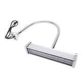 LED Green Work Light 7W Aluminum Tempered Glass Stepless Dimmable Industrial Dust Detection Work Lamp for Workshop Machine Tools