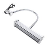 LED Green Work Light 7W Aluminum Tempered Glass Stepless Dimmable Industrial Dust Detection Work Lamp for Workshop Machine Tools