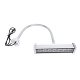 LED Green Work Light 7W Aluminum Tempered Glass Stepless Dimmable Industrial Dust Detection Work Lamp for Workshop Machine Tools