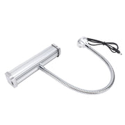 LED Green Work Light 7W Aluminum Tempered Glass Stepless Dimmable Industrial Dust Detection Work Lamp for Workshop Machine Tools