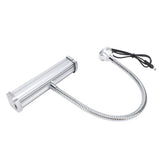 LED Green Work Light 7W Aluminum Tempered Glass Stepless Dimmable Industrial Dust Detection Work Lamp for Workshop Machine Tools