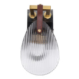 Clear Shell Shape Wall Sconce Light Modern Wall Lamp with Glass Lampshade for Living Room Bedroom Hallway Mirror Kitchen In Australia - Darrahopens