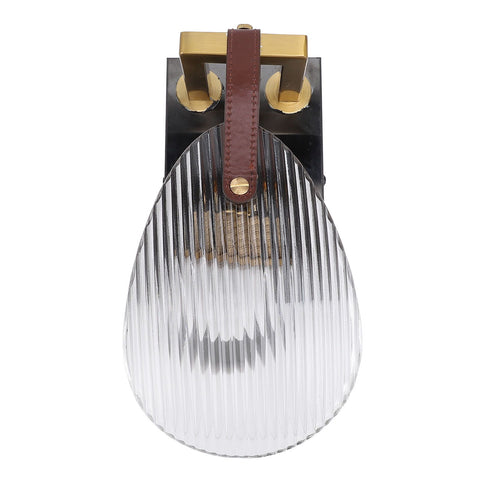 Clear Shell Shape Wall Sconce Light Modern Wall Lamp with Glass Lampshade for Living Room Bedroom Hallway Mirror Kitchen In Australia - Darrahopens
