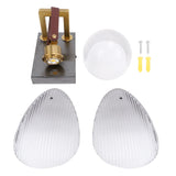 Clear Shell Shape Wall Sconce Light Modern Wall Lamp with Glass Lampshade for Living Room Bedroom Hallway Mirror Kitchen In Australia - Darrahopens