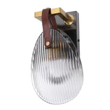 Clear Shell Shape Wall Sconce Light Modern Wall Lamp with Glass Lampshade for Living Room Bedroom Hallway Mirror Kitchen In Australia - Darrahopens