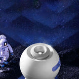 Star Projector Light Rotating 3 Modes Timing Star Projector for Ceiling Bedroom Decoration White with 6pcs Film Disc