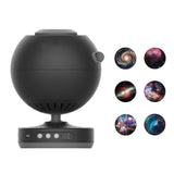 Star Projector Light Rotating 3 Modes Timing Star Projector for Ceiling Bedroom Decoration Black with 6pcs Film Disc