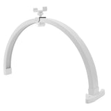 Half Moon Light for Nail Desk with Phone Holder Foldable Touch Control 20W Nail Tech Light with 3 Color Modes 10 Brightness for Beauty Tattoos Crafts White