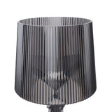 Transparent Acrylic Bedside Table Lamp Contemporary Baroco Style Reading Desk Light Nightstand Lamp for Living Room Bedroom Office